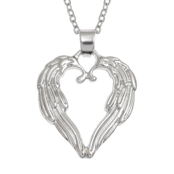 Guardian angel wings necklace