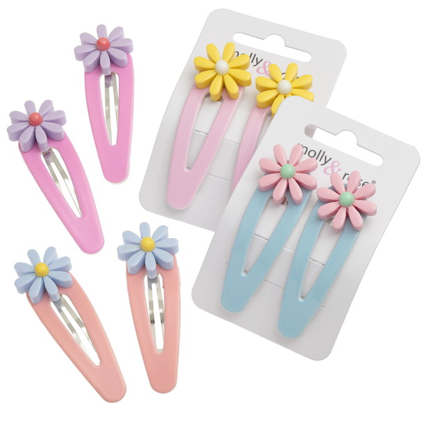 Daisy hair clips