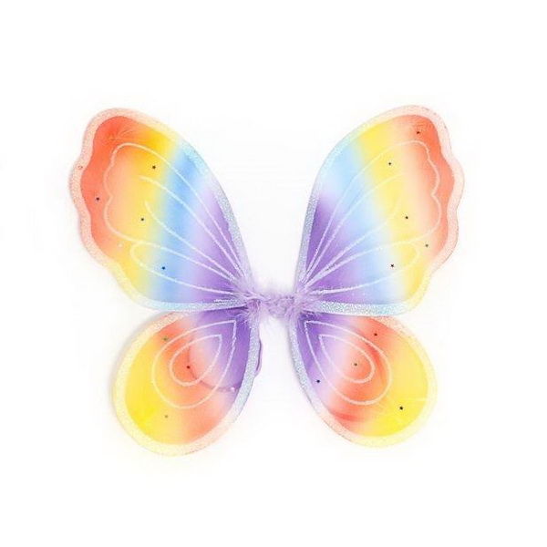 Rainbow fairy wings