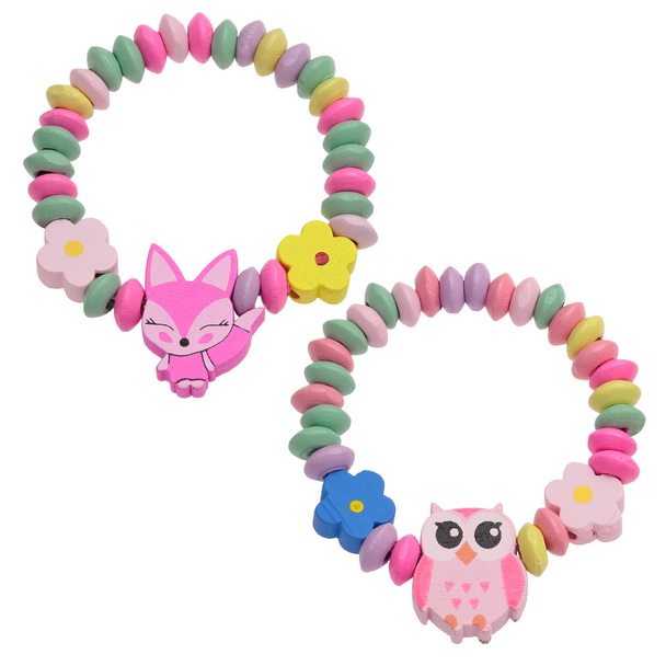Fox & owl bracelets