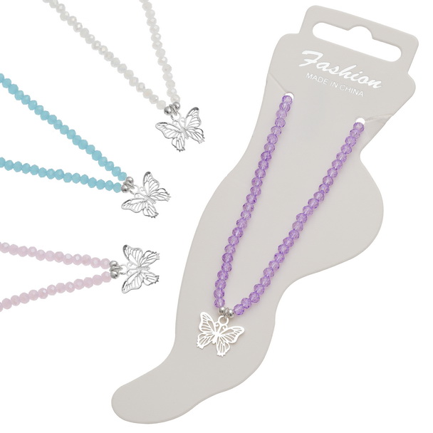 Butterfly anklet