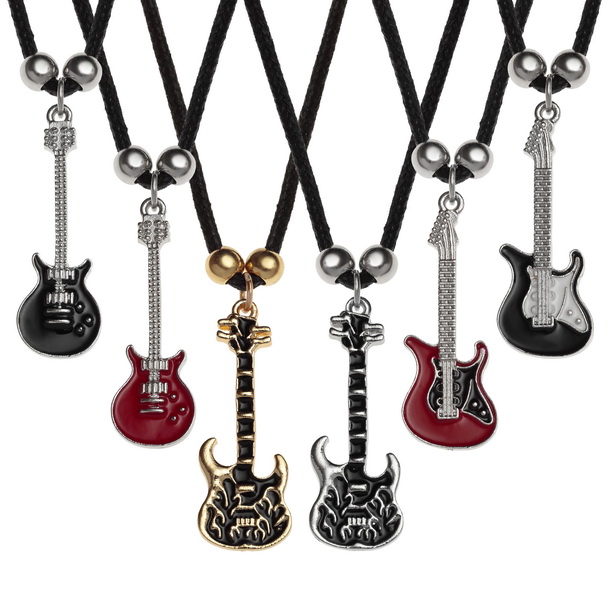Guitar necklace on thong