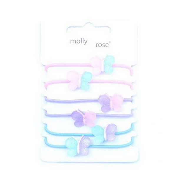 Butterfly hair elastics