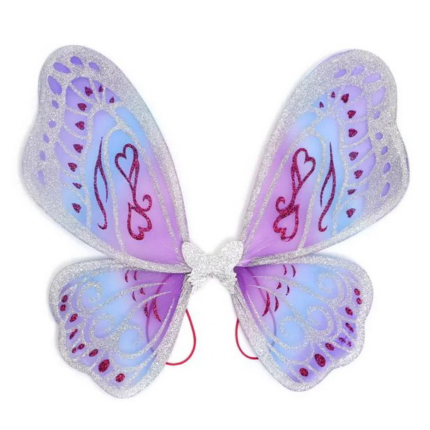 Purple butterfly wings