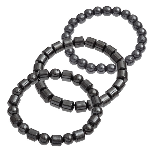 Magnetic hematite bracelet