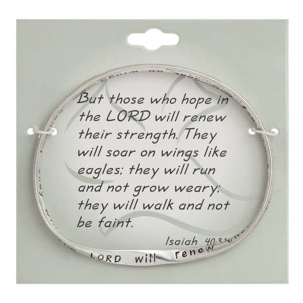 Isaiah 40:31 bible verse bangle