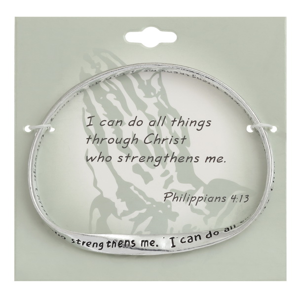 Philippians 4:13 bible verse bangle