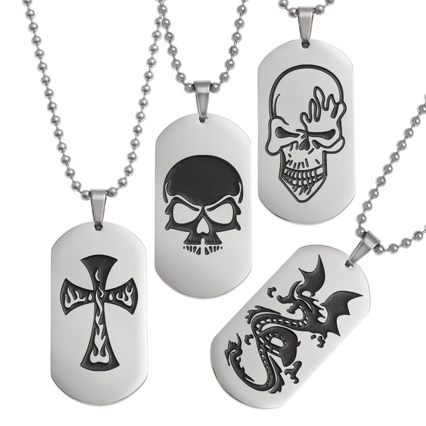 Dog tag necklace