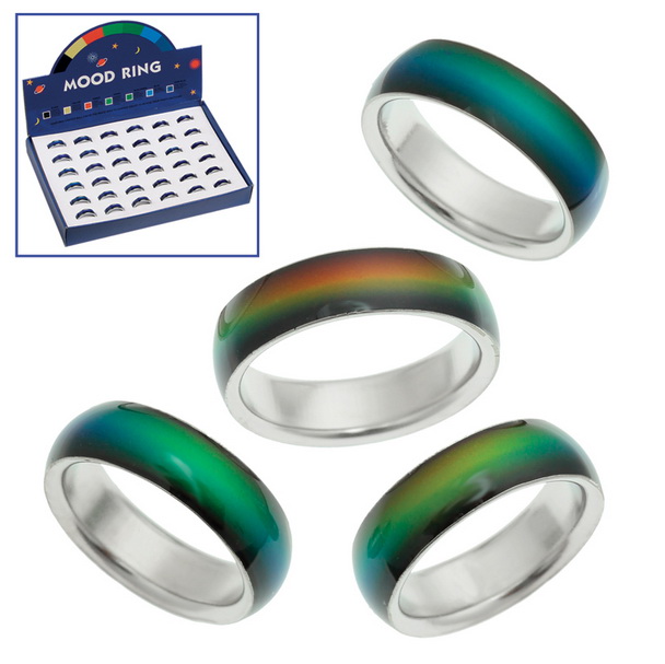 Colour change mood rings