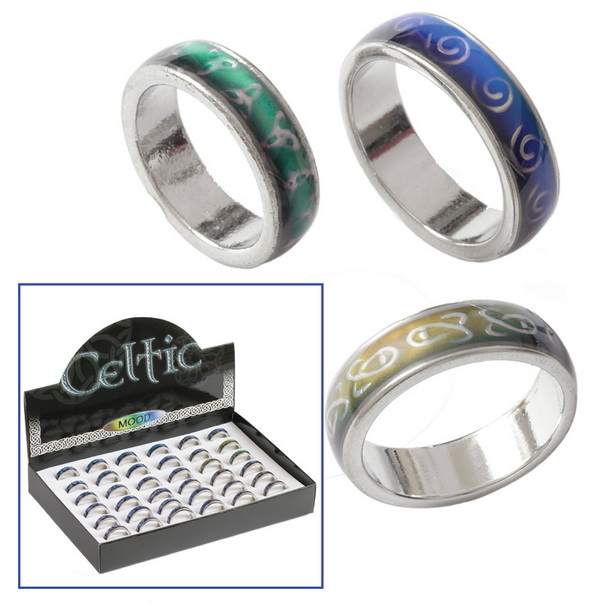 Celtic colour change mood rings