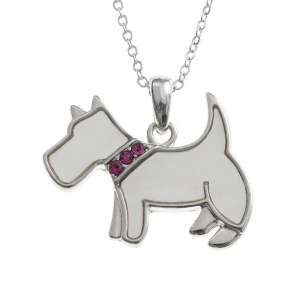 Westie dog necklace