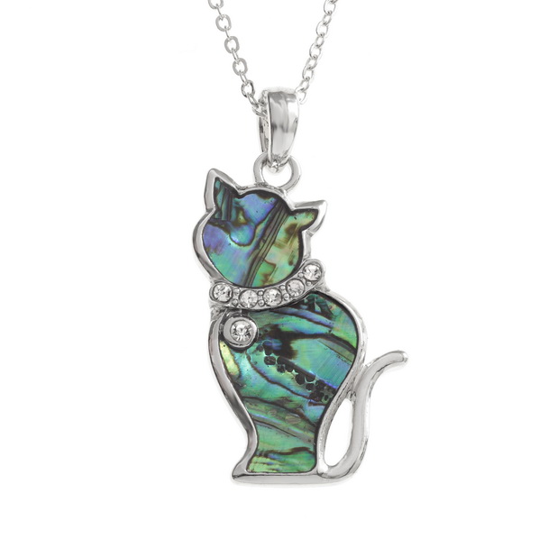 Natural cat necklace