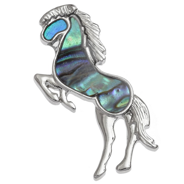 Horse pin badge
