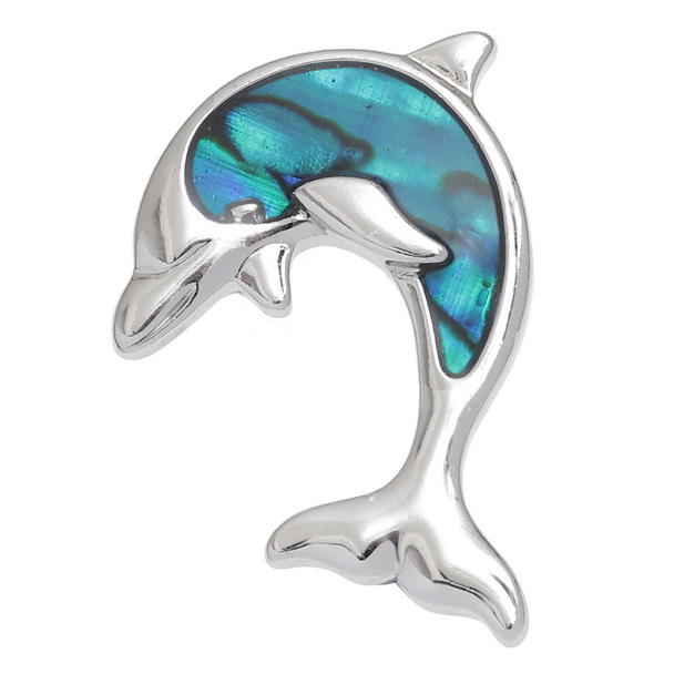 Dolphin pin badge
