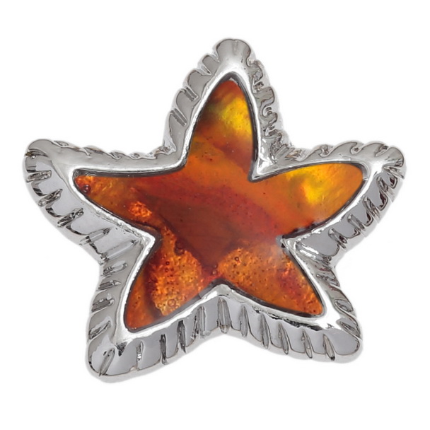 Starfish pin badge
