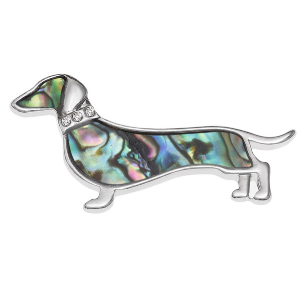 Dachshund pin badge