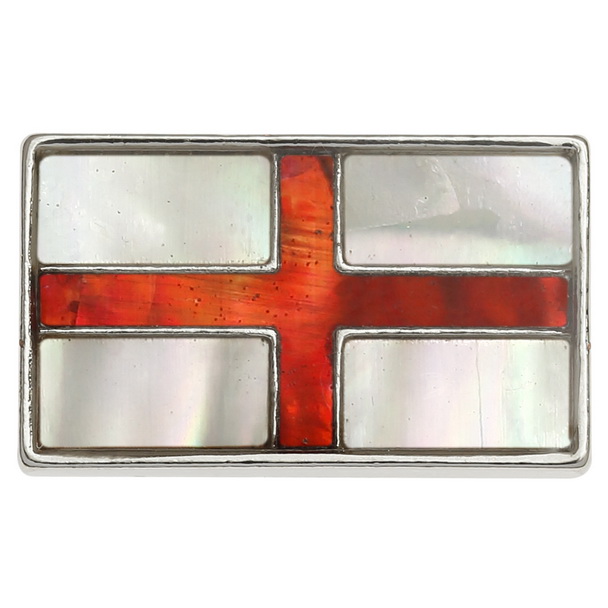 St. George's flag/English flag pin badge