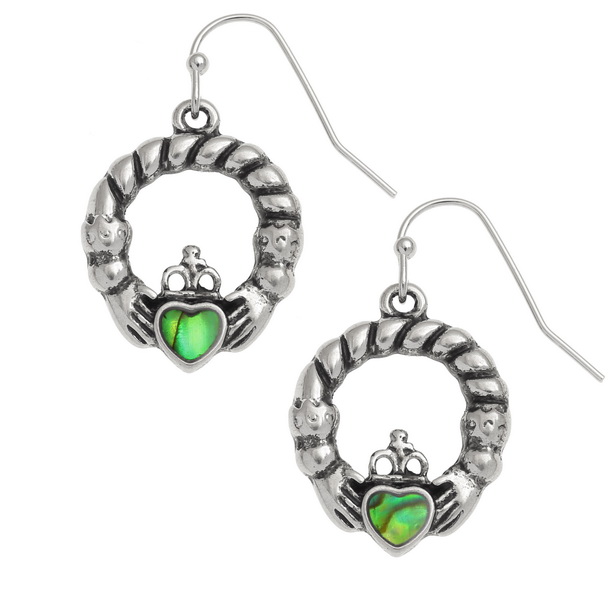 Claddagh earrings