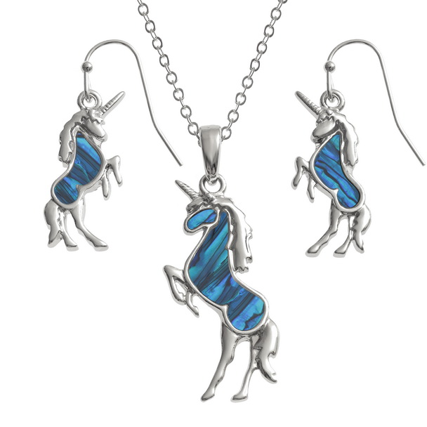Blue unicorn set