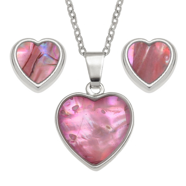 Pink heart set