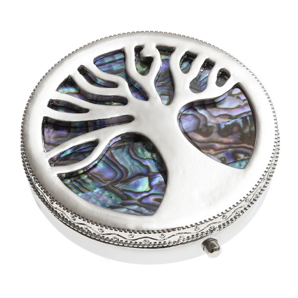 Classic tree of life pill box