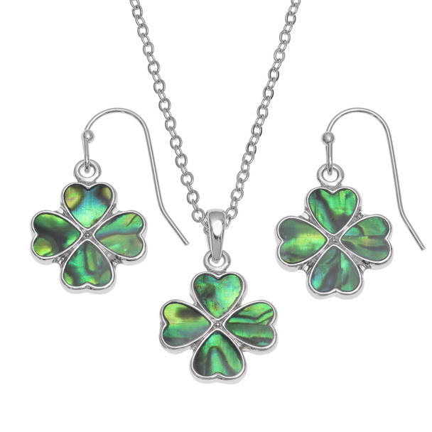 Lucky four leaf clover set