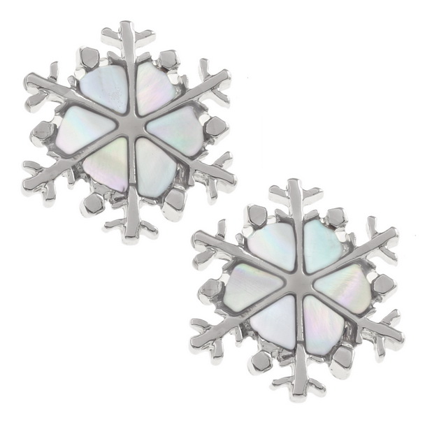 Snowflake earrings