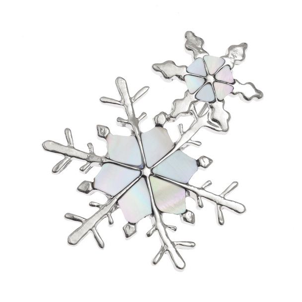 Snowflake brooch