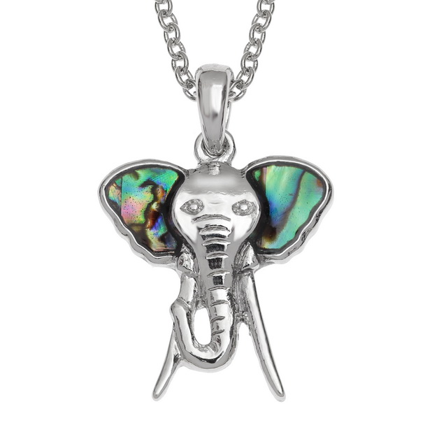 Elephant head necklace