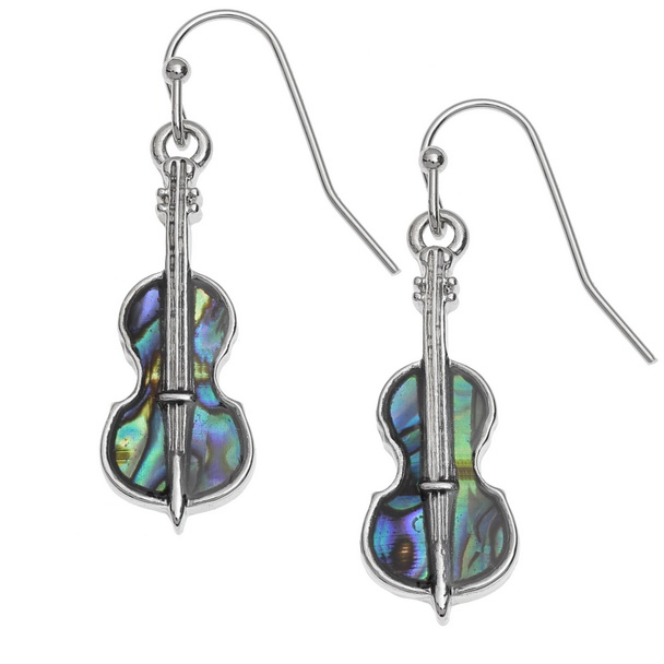 Cello earrings