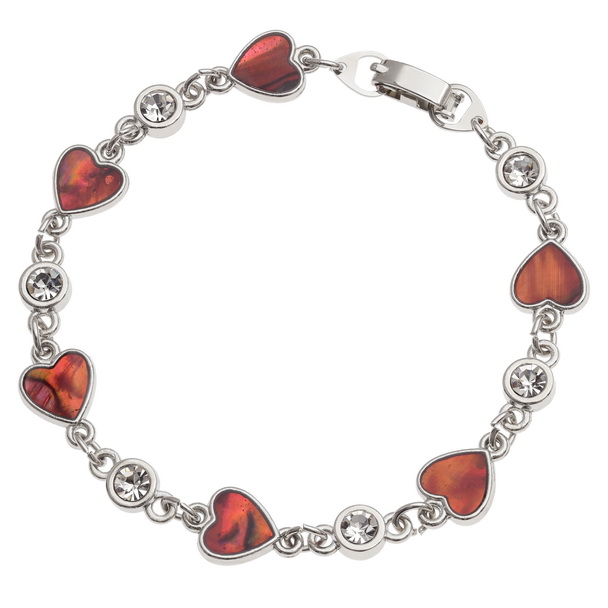 Red heart bracelet