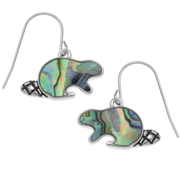 Beaver earrings