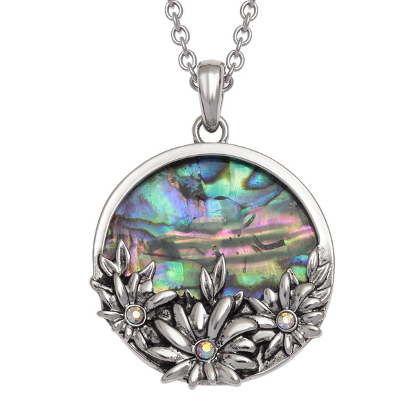 Three flowers necklace