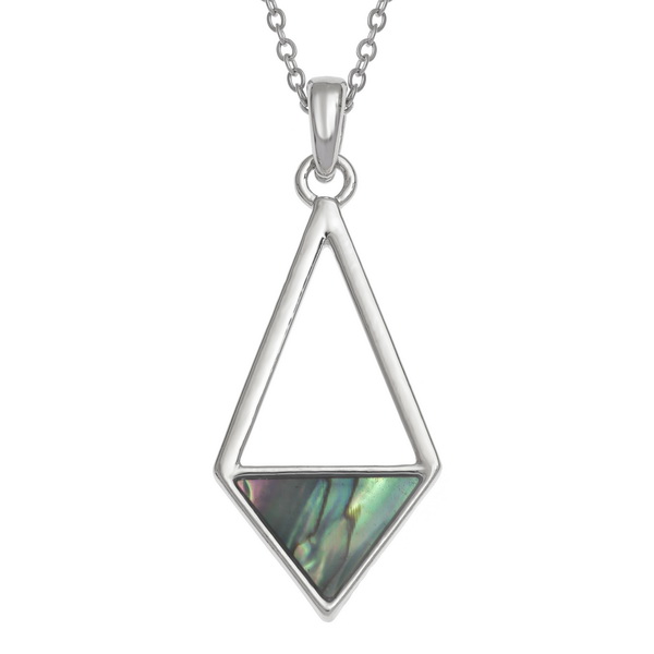 Geometric triangles necklace
