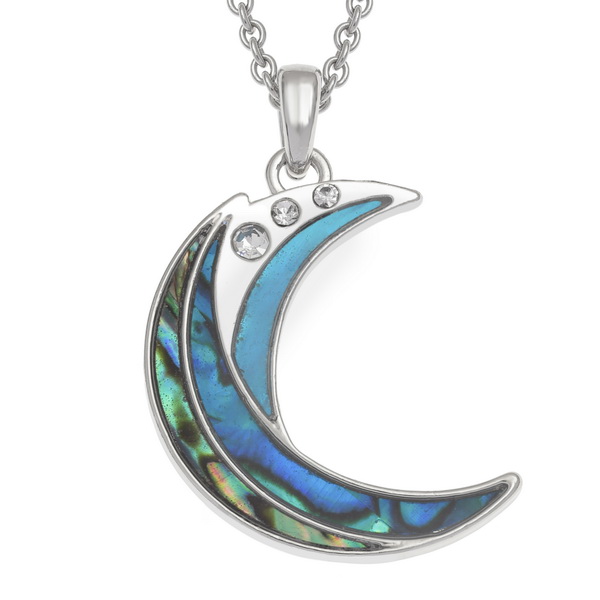 Crescent moon necklace