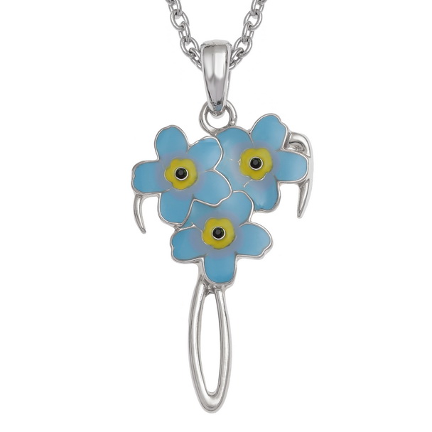 Forget-me-not necklace