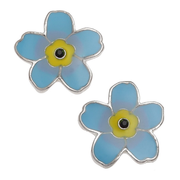 Forget-me-not earrings