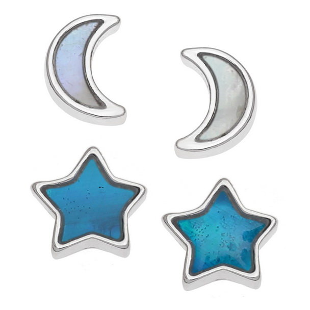 Moons & stars studs