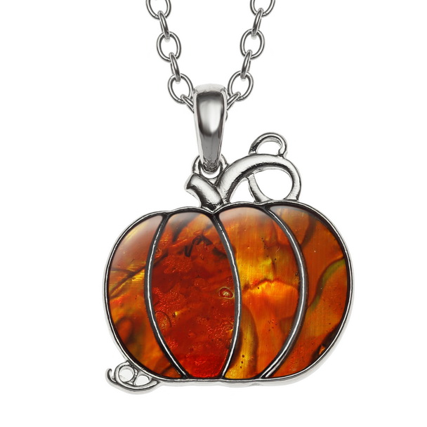 Pumpkin necklace