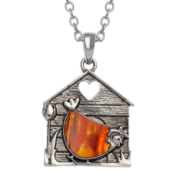 Little hen necklace