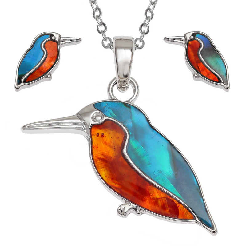 Kingfisher stud set