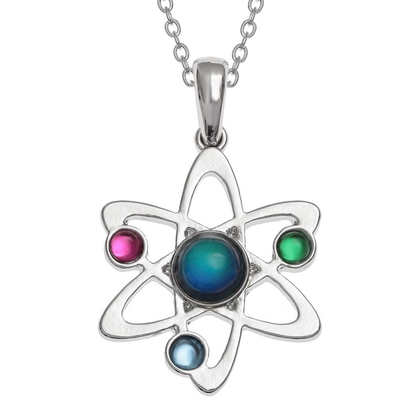 Colour change atom necklace