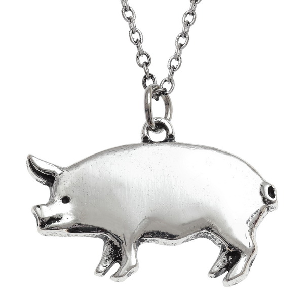 Pig necklace